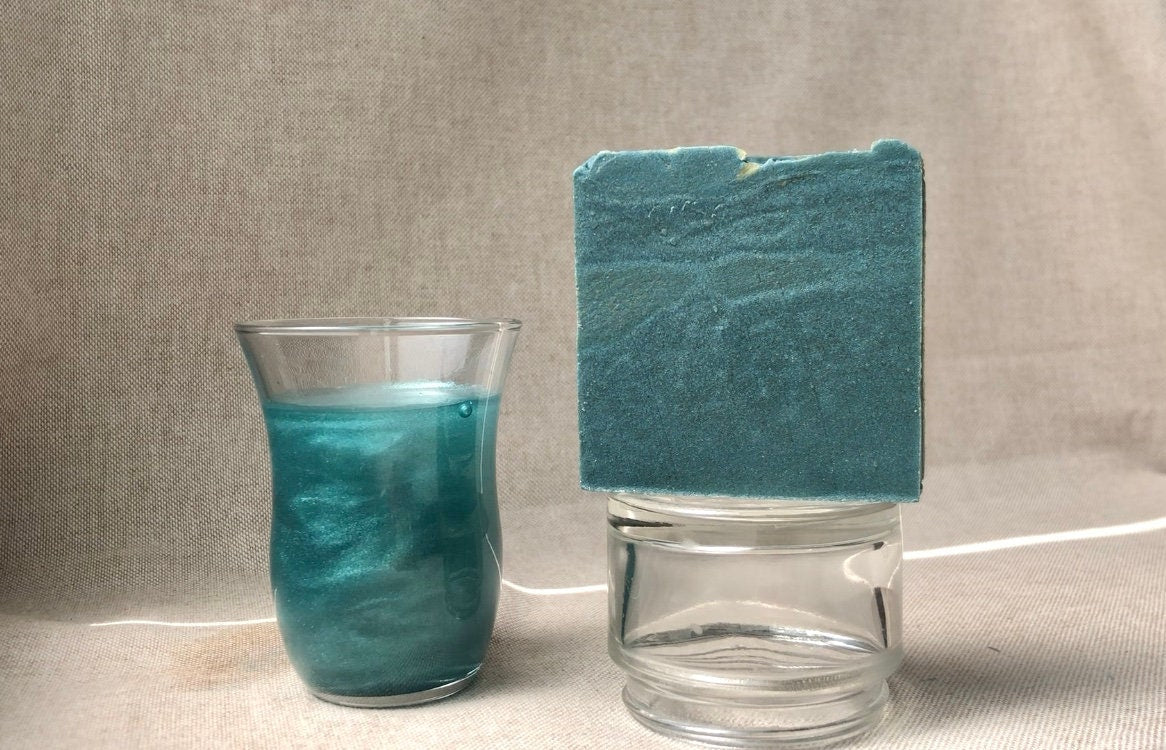 ABYSSES - Savon purifiant Baie de Laurier, Cèdre de l'Atlas & Ortie (pour peaux grasses, acnéiques, à imperfections) 100g