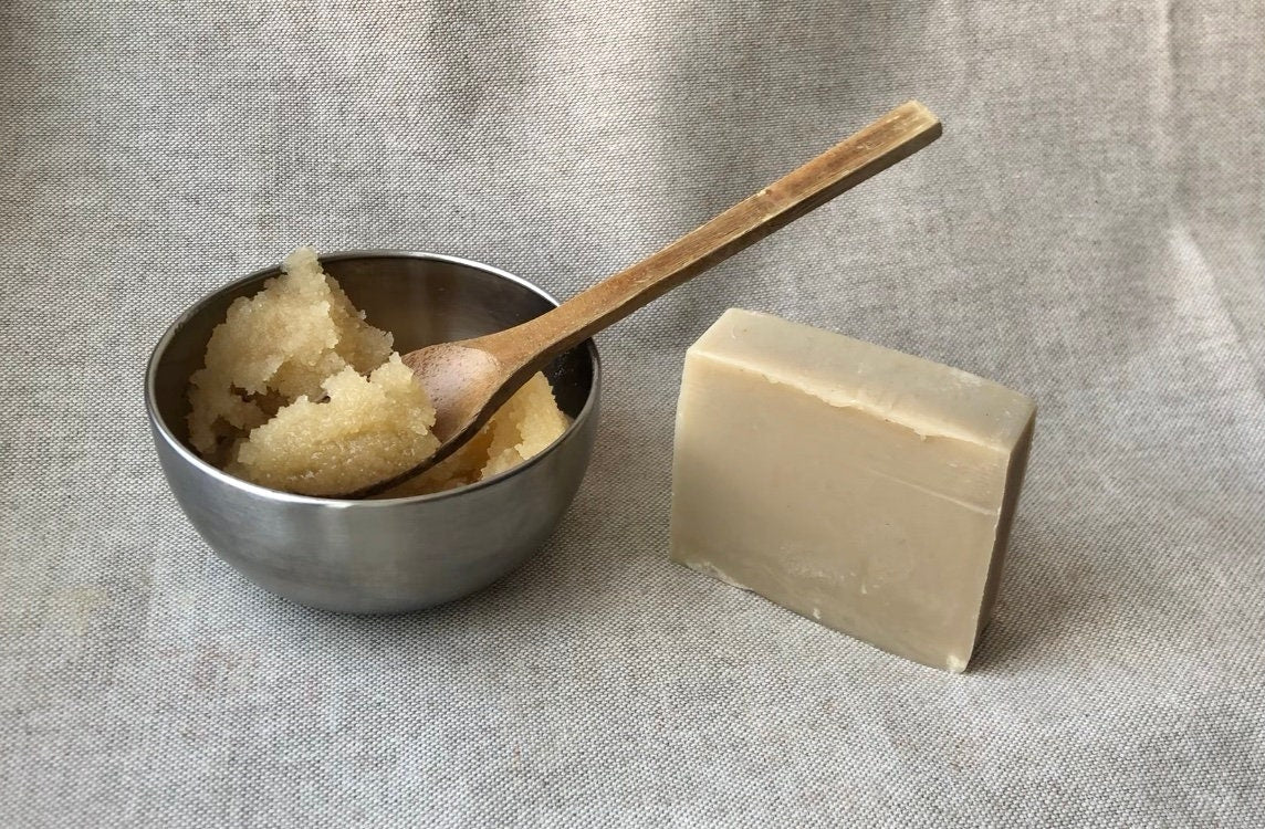 SABLE CHAUD - Savon doux hydratant Miel et Argile Jaune (tous types de peaux - sans huiles essentielles, ni parfum) - 100g